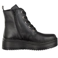 Rieker Damen Schn&uuml;rboot schwarz