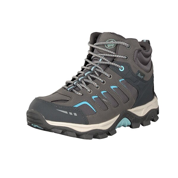 Rieker Damen Schn&uuml;rboot grau