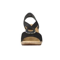 Rieker Damen Sandalette schwarz