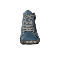 Rieker Damen Schnürboot blau