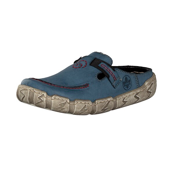 Rieker Damen Pantolette blau