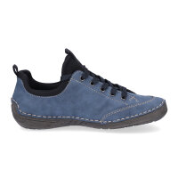 Rieker Damen Schn&uuml;rschuh blau