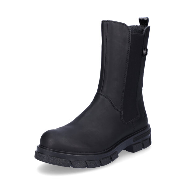 Rieker Damen Boot schwarz