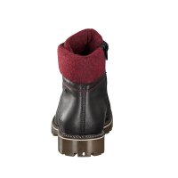 Remonte Damen Schn&uuml;rboot schwarz