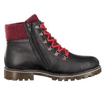 Remonte Damen Schn&uuml;rboot schwarz