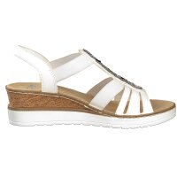 Rieker Damen Sandalette wei&szlig;