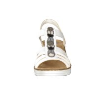 Rieker Damen Sandalette wei&szlig;