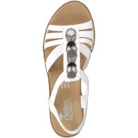 Rieker Damen Sandalette wei&szlig;