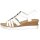 Rieker Damen Sandalette wei&szlig;