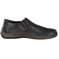 Rieker Herren Slipper schwarz