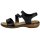 Rieker Damen Sandale schwarz