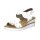 Rieker Damen Sandalette wei&szlig;