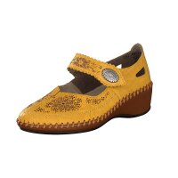 Rieker Damen Slipper gelb