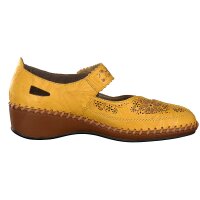 Rieker Damen Slipper gelb