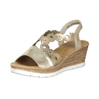 Rieker Damen Sandalette gold