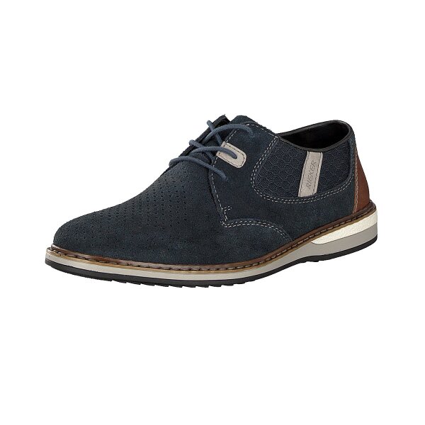 Rieker Herren Schn&uuml;rschuh blau