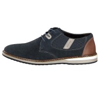 Rieker Herren Schnürschuh blau