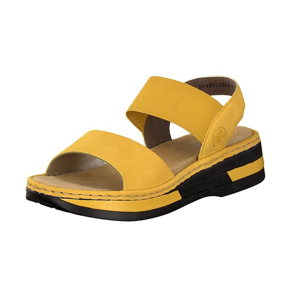 Rieker Damen Sandale gelb