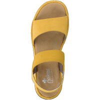 Rieker Damen Sandale gelb