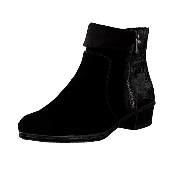 Rieker Damen Stiefelette schwarz