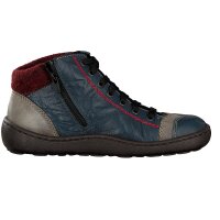 Rieker Damen Schn&uuml;rboot blau