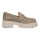 Tamaris Damen Lederslipper taupe