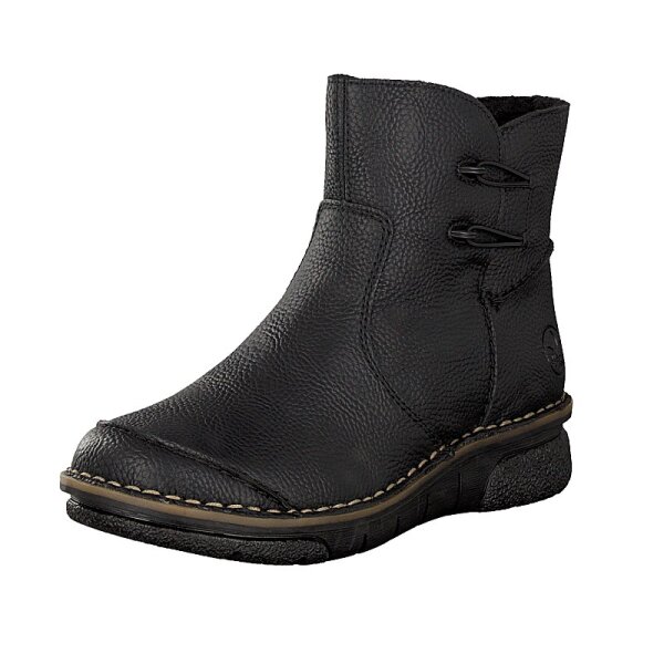 Rieker Damen Boot schwarz