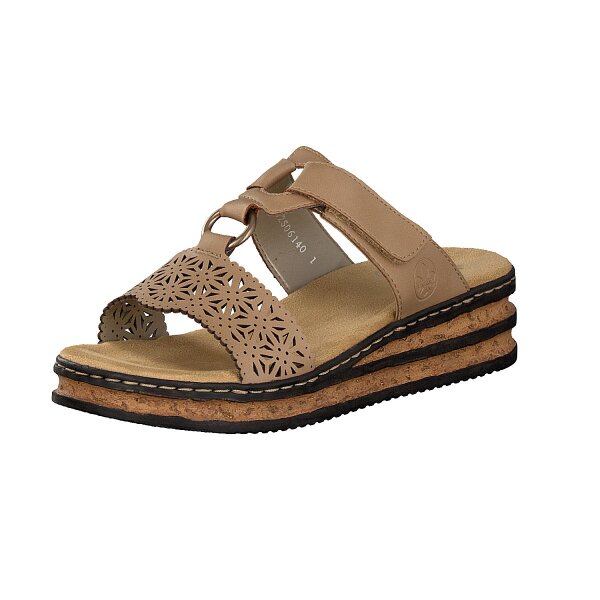 Rieker Damen Pantolette beige