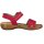 Rieker Damen Sandale rot