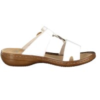 Rieker Damen Pantolette wei&szlig;