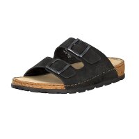 Rieker Herren Pantolette schwarz