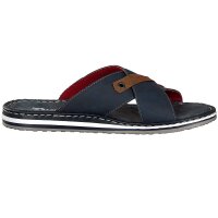 Rieker Herren Pantolette blau