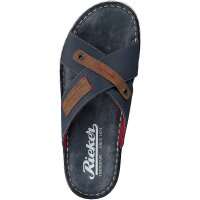 Rieker Herren Pantolette blau