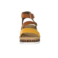 Rieker Damen Sandalette gelb