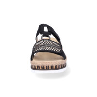 Rieker Damen Pantolette schwarz