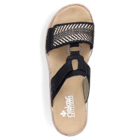 Rieker Damen Pantolette schwarz