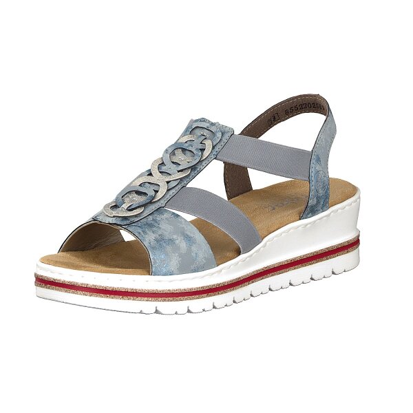 Rieker Damen Sandale blau