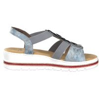 Rieker Damen Sandale blau