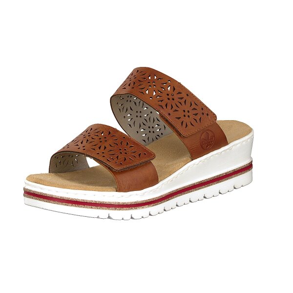 Rieker Damen Pantolette braun