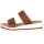 Rieker Damen Pantolette braun