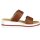 Rieker Damen Pantolette braun