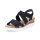 Rieker Damen Slingback Keil Sandale schwarz