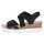 Rieker Damen Slingback Keil Sandale schwarz