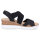 Rieker Damen Slingback Keil Sandale schwarz