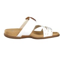 Rieker Damen Pantolette wei&szlig;