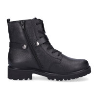 Remonte Damen Schn&uuml;rboot schwarz