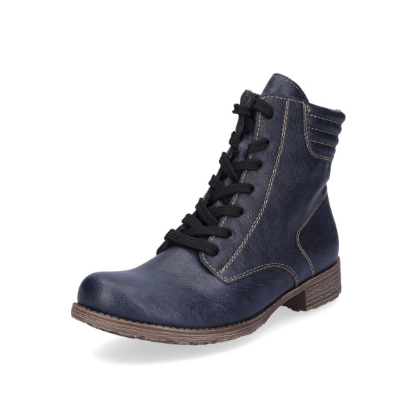 Rieker Damen Schn&uuml;rboot blau
