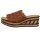 Rieker Damen Pantolette braun