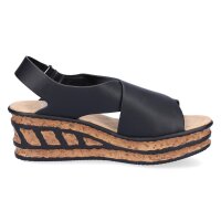 Rieker Damen Sandalette schwarz