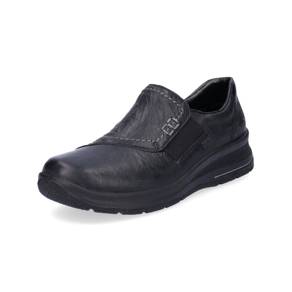 Rieker Damen Slipper schwarz